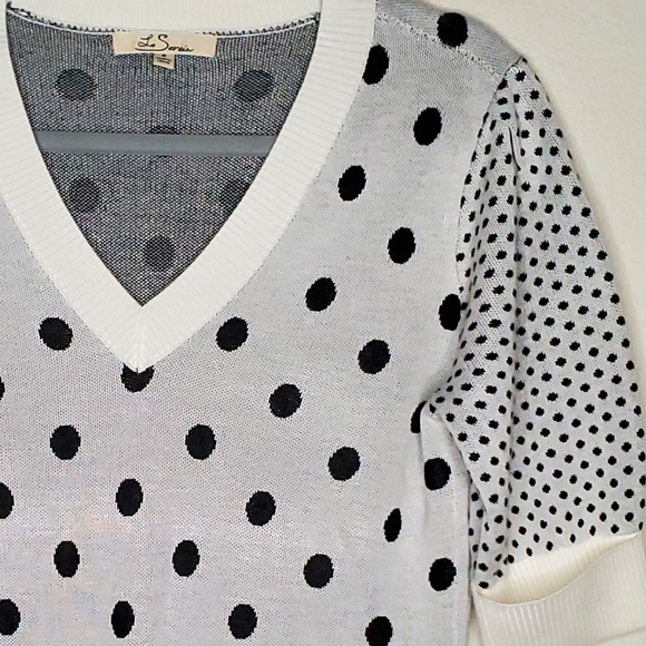 Les Serein Polka-dot Knit.  NWOT - Picture 7 of 10